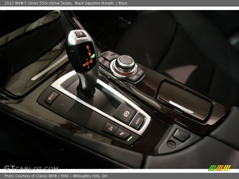 Black Sapphire Metallic / Black 2012 BMW 5 Series 550i xDrive Sedan