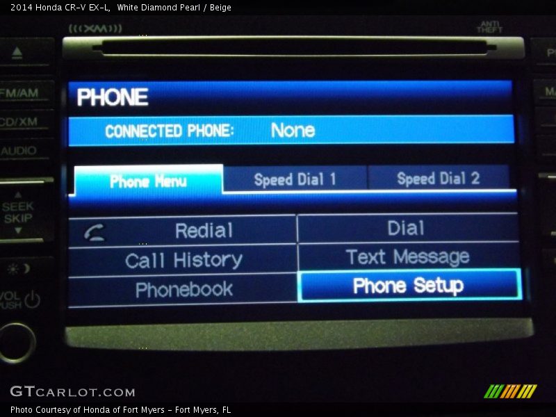 White Diamond Pearl / Beige 2014 Honda CR-V EX-L