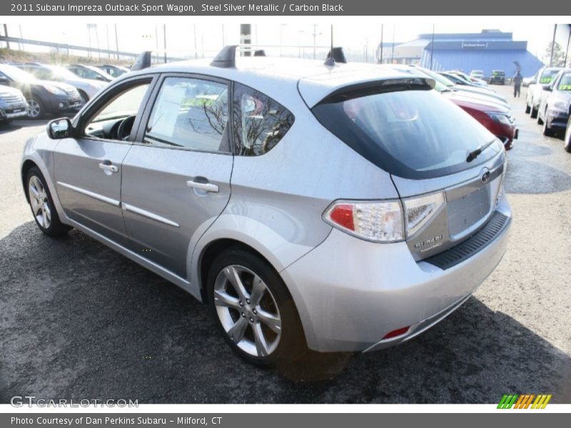 Steel Silver Metallic / Carbon Black 2011 Subaru Impreza Outback Sport Wagon