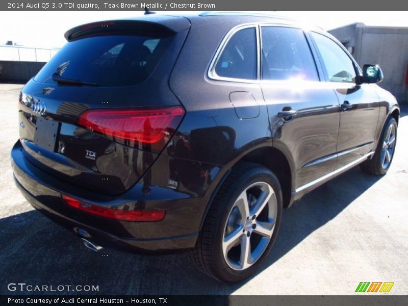 Teak Brown Metallic / Chestnut Brown 2014 Audi Q5 3.0 TDI quattro