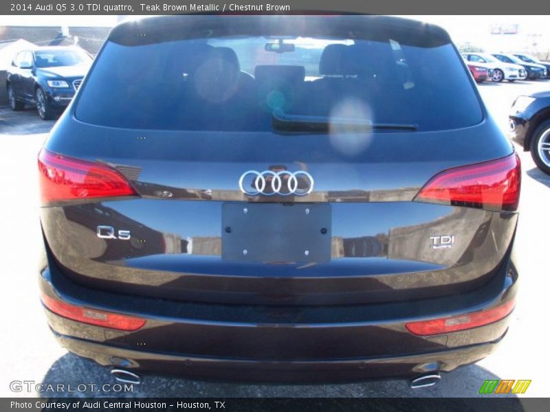 Teak Brown Metallic / Chestnut Brown 2014 Audi Q5 3.0 TDI quattro