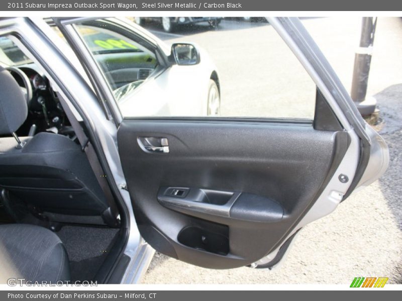 Steel Silver Metallic / Carbon Black 2011 Subaru Impreza Outback Sport Wagon