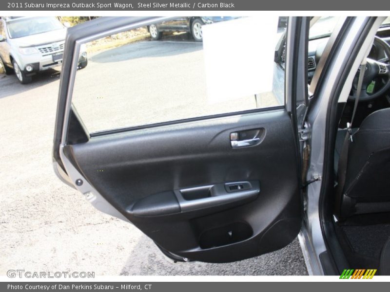 Steel Silver Metallic / Carbon Black 2011 Subaru Impreza Outback Sport Wagon