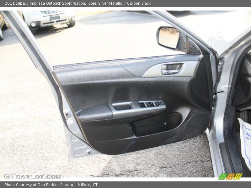 Steel Silver Metallic / Carbon Black 2011 Subaru Impreza Outback Sport Wagon