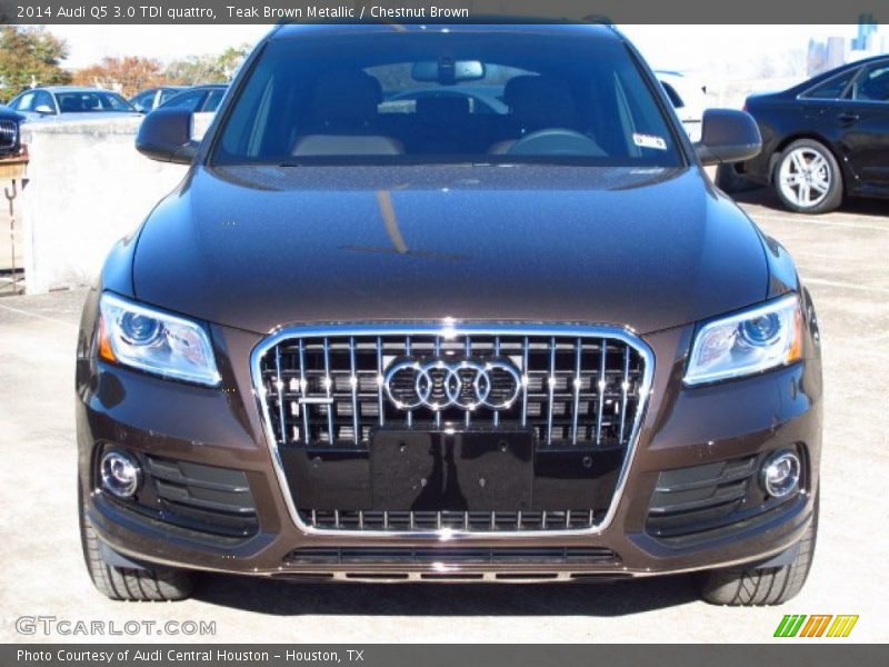 Teak Brown Metallic / Chestnut Brown 2014 Audi Q5 3.0 TDI quattro