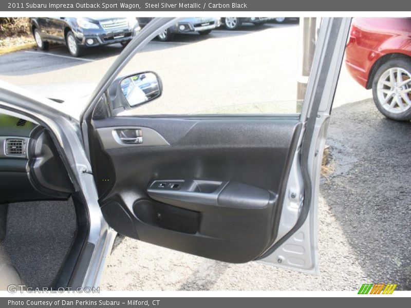 Steel Silver Metallic / Carbon Black 2011 Subaru Impreza Outback Sport Wagon