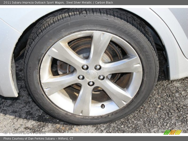 Steel Silver Metallic / Carbon Black 2011 Subaru Impreza Outback Sport Wagon