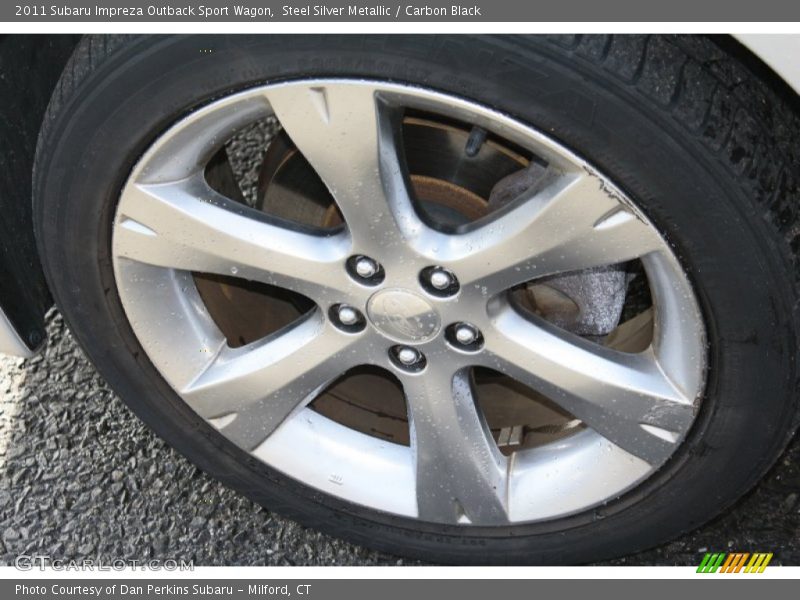 Steel Silver Metallic / Carbon Black 2011 Subaru Impreza Outback Sport Wagon