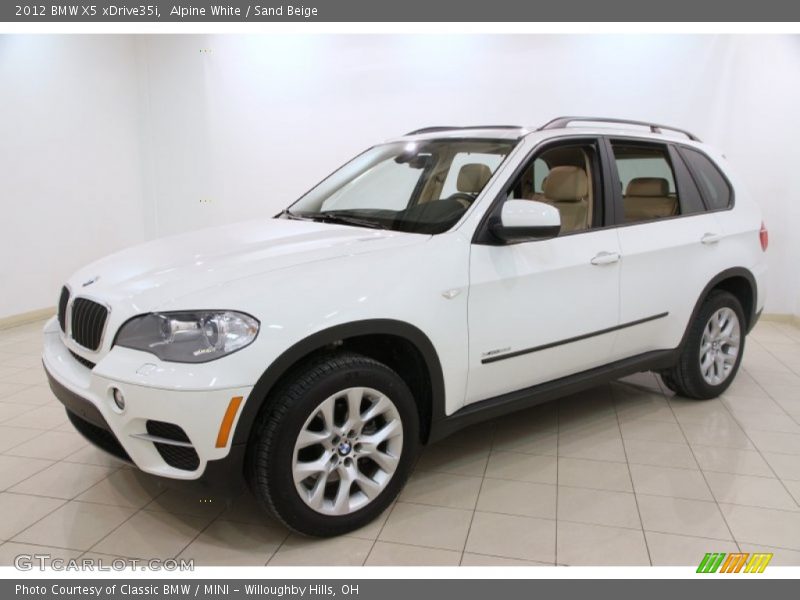 Alpine White / Sand Beige 2012 BMW X5 xDrive35i