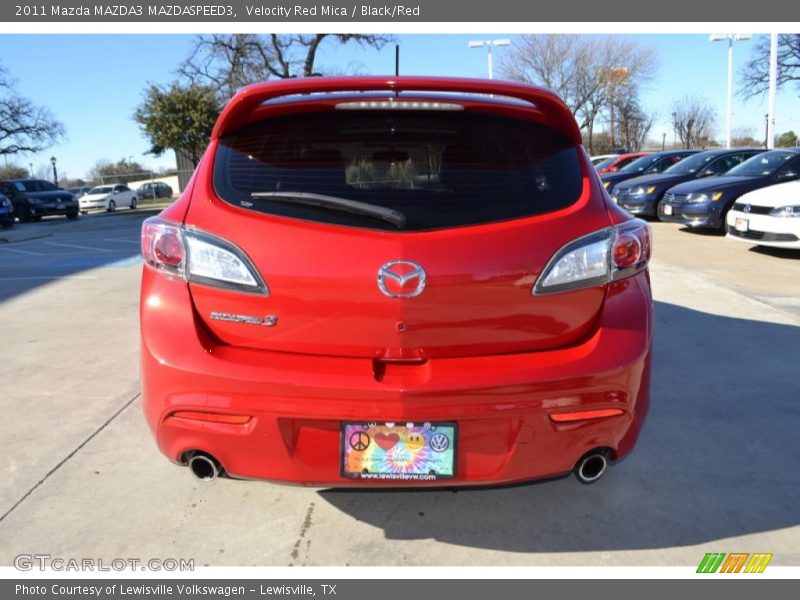 Velocity Red Mica / Black/Red 2011 Mazda MAZDA3 MAZDASPEED3