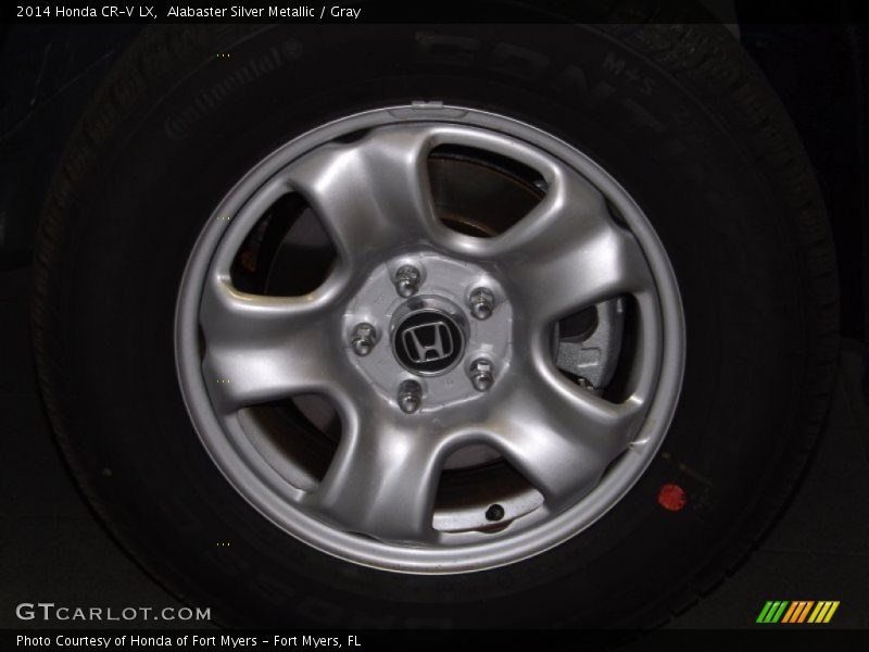 Alabaster Silver Metallic / Gray 2014 Honda CR-V LX