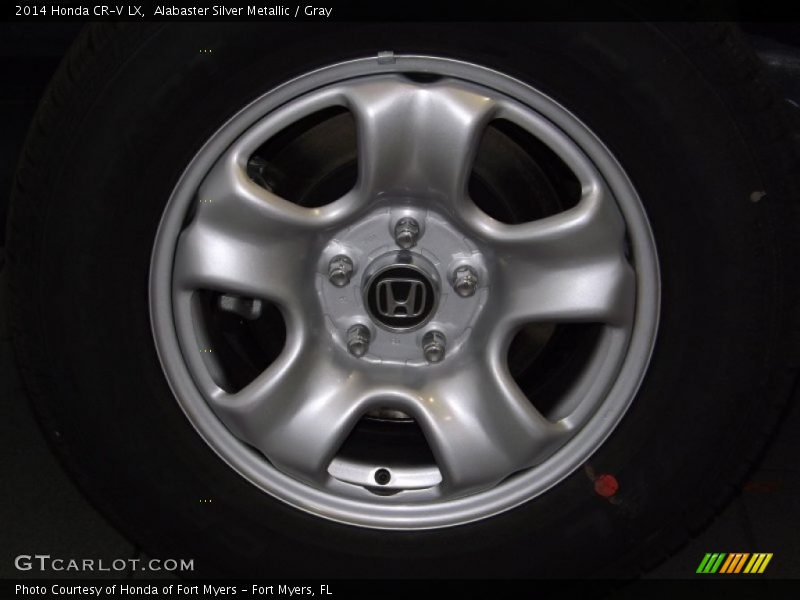 Alabaster Silver Metallic / Gray 2014 Honda CR-V LX