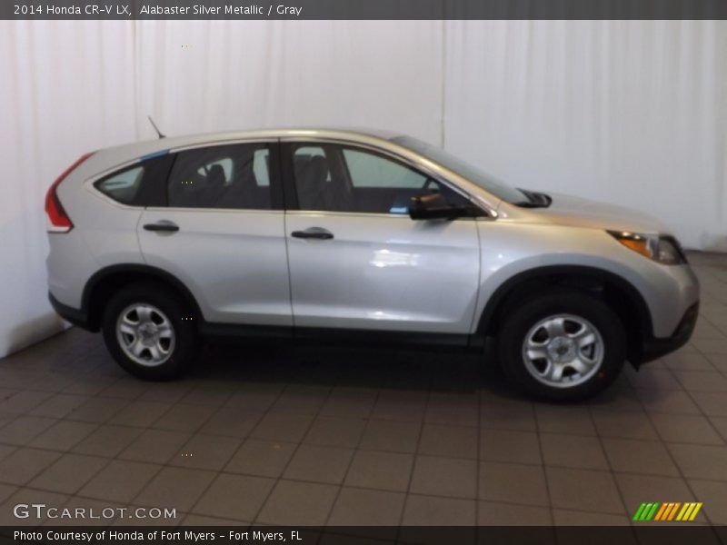 Alabaster Silver Metallic / Gray 2014 Honda CR-V LX