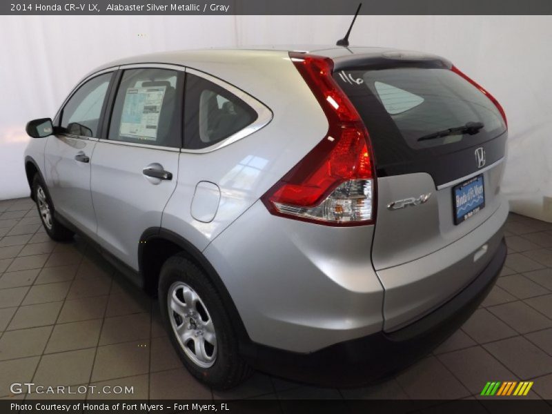 Alabaster Silver Metallic / Gray 2014 Honda CR-V LX