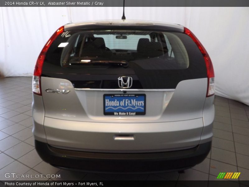 Alabaster Silver Metallic / Gray 2014 Honda CR-V LX