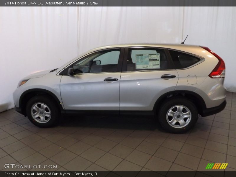 Alabaster Silver Metallic / Gray 2014 Honda CR-V LX
