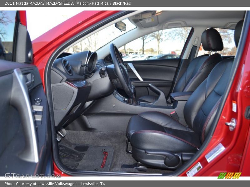  2011 MAZDA3 MAZDASPEED3 Black/Red Interior