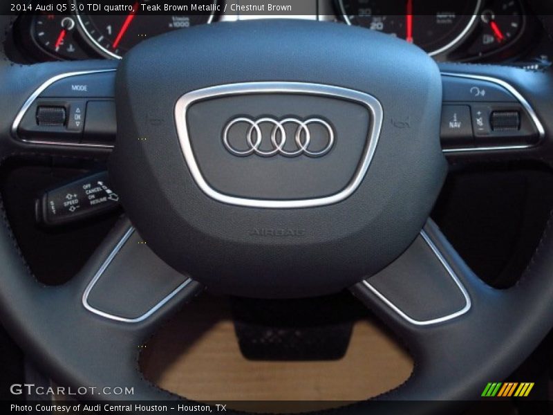 Teak Brown Metallic / Chestnut Brown 2014 Audi Q5 3.0 TDI quattro