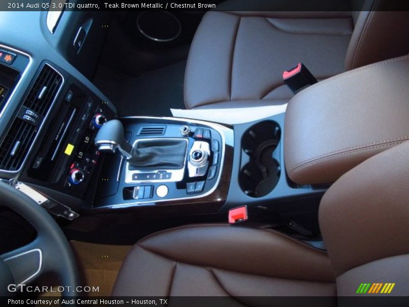 Teak Brown Metallic / Chestnut Brown 2014 Audi Q5 3.0 TDI quattro