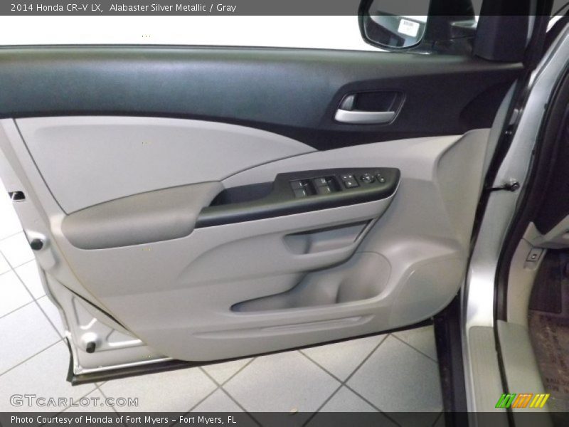 Alabaster Silver Metallic / Gray 2014 Honda CR-V LX