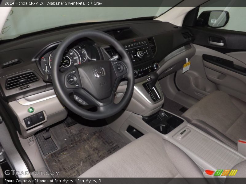 Alabaster Silver Metallic / Gray 2014 Honda CR-V LX