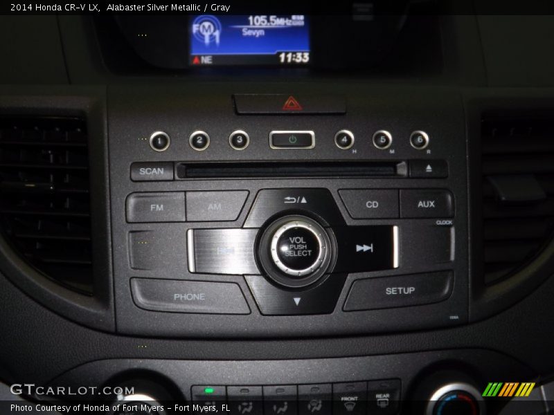 Alabaster Silver Metallic / Gray 2014 Honda CR-V LX