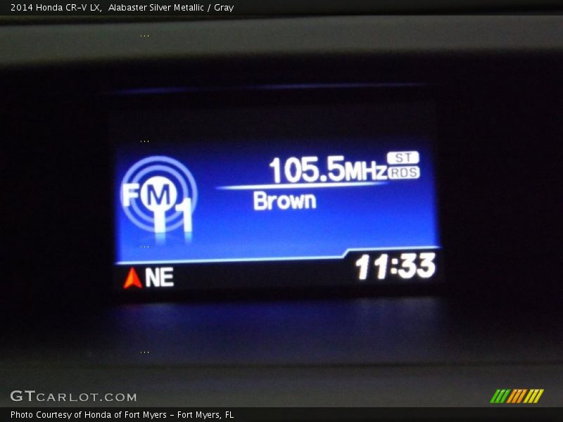 Alabaster Silver Metallic / Gray 2014 Honda CR-V LX