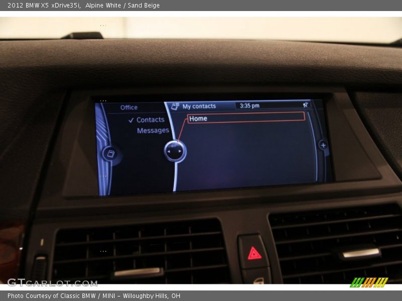 Alpine White / Sand Beige 2012 BMW X5 xDrive35i