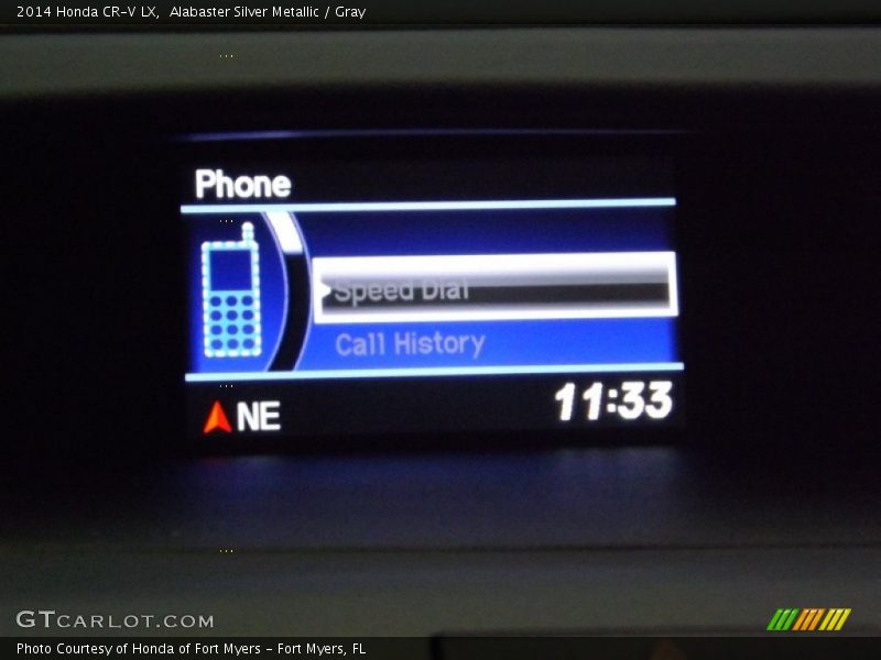 Alabaster Silver Metallic / Gray 2014 Honda CR-V LX