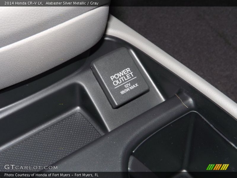 Alabaster Silver Metallic / Gray 2014 Honda CR-V LX