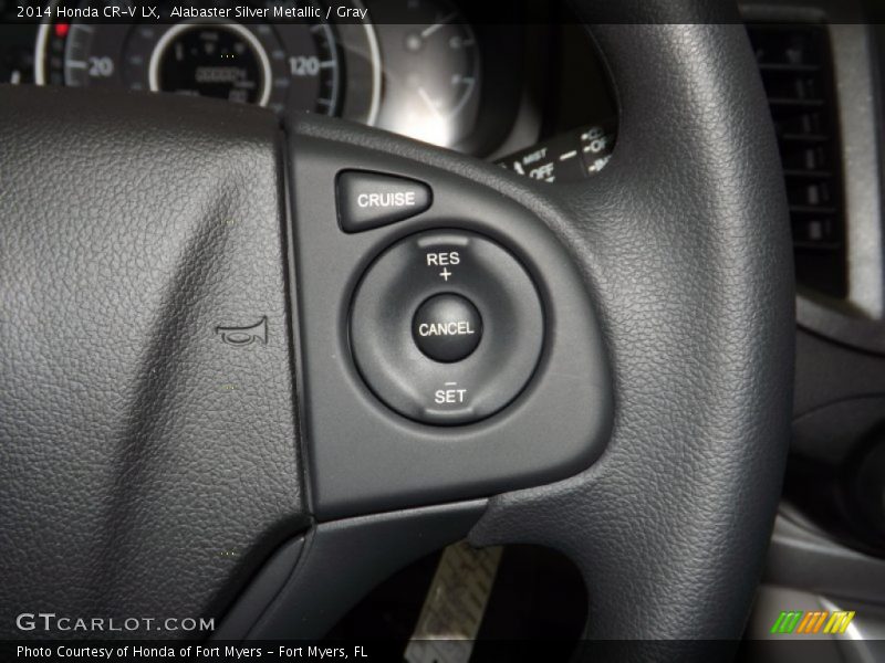 Alabaster Silver Metallic / Gray 2014 Honda CR-V LX
