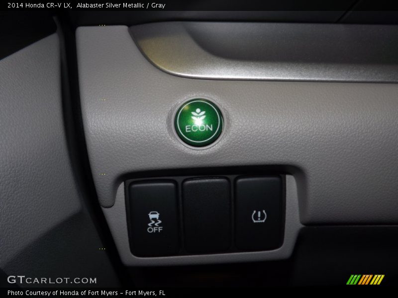 Alabaster Silver Metallic / Gray 2014 Honda CR-V LX