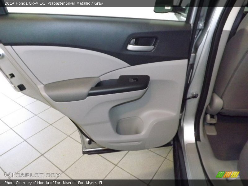 Alabaster Silver Metallic / Gray 2014 Honda CR-V LX