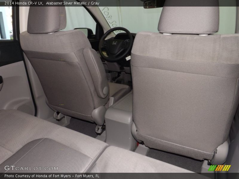 Alabaster Silver Metallic / Gray 2014 Honda CR-V LX