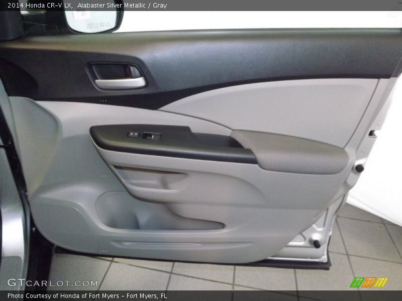 Alabaster Silver Metallic / Gray 2014 Honda CR-V LX