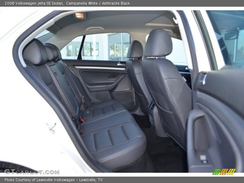 Campanella White / Anthracite Black 2008 Volkswagen Jetta SE Sedan