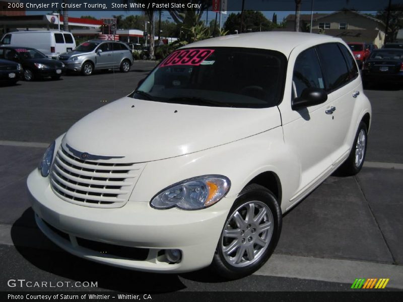 Stone White / Pastel Slate Gray 2008 Chrysler PT Cruiser Touring