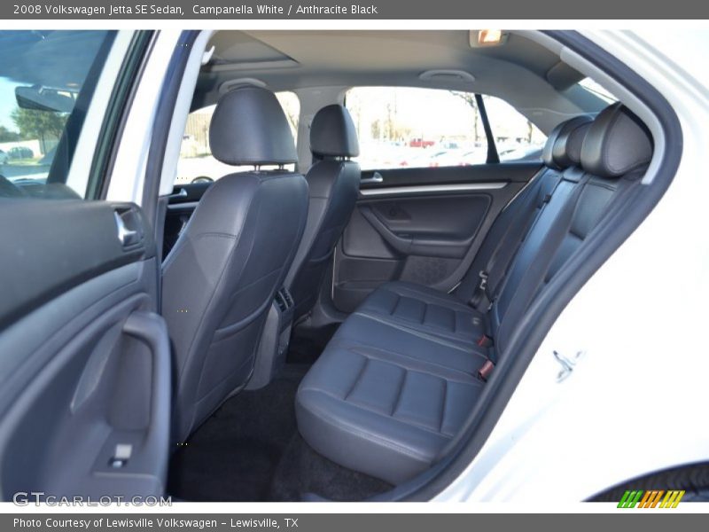 Campanella White / Anthracite Black 2008 Volkswagen Jetta SE Sedan