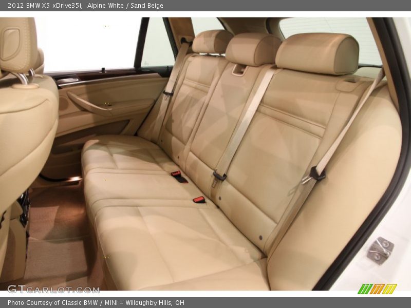 Alpine White / Sand Beige 2012 BMW X5 xDrive35i