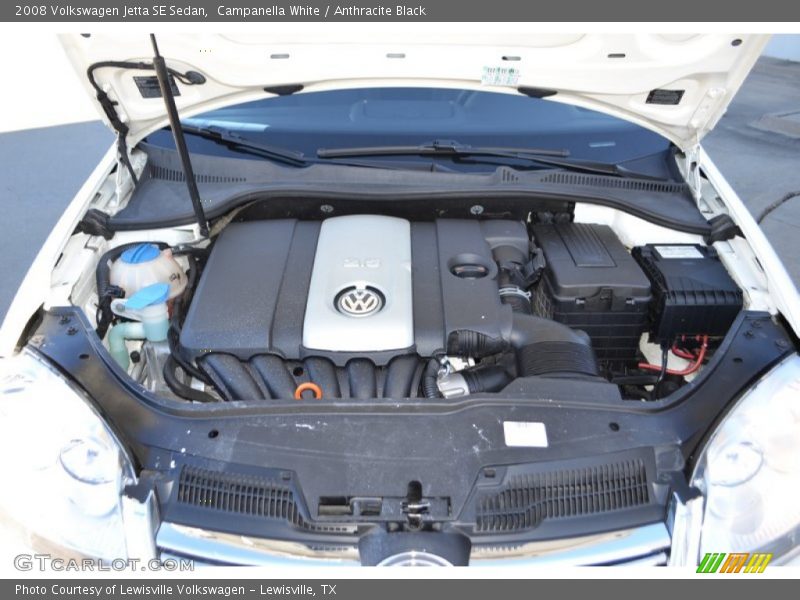 Campanella White / Anthracite Black 2008 Volkswagen Jetta SE Sedan