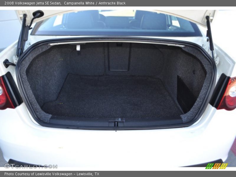 Campanella White / Anthracite Black 2008 Volkswagen Jetta SE Sedan
