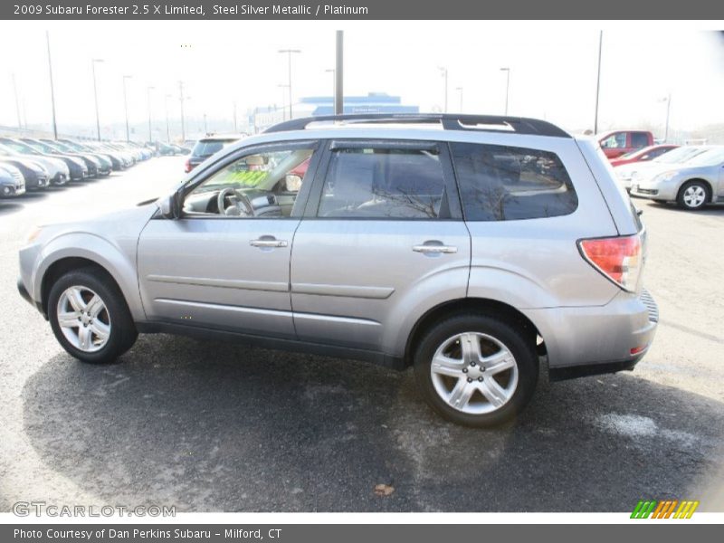 Steel Silver Metallic / Platinum 2009 Subaru Forester 2.5 X Limited