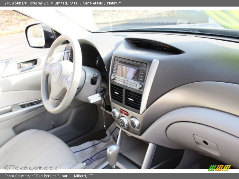 Steel Silver Metallic / Platinum 2009 Subaru Forester 2.5 X Limited