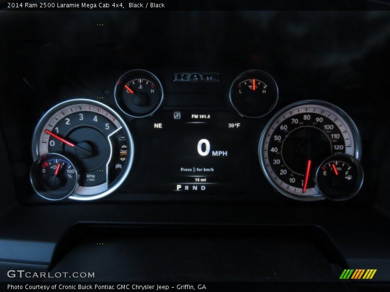 Black / Black 2014 Ram 2500 Laramie Mega Cab 4x4