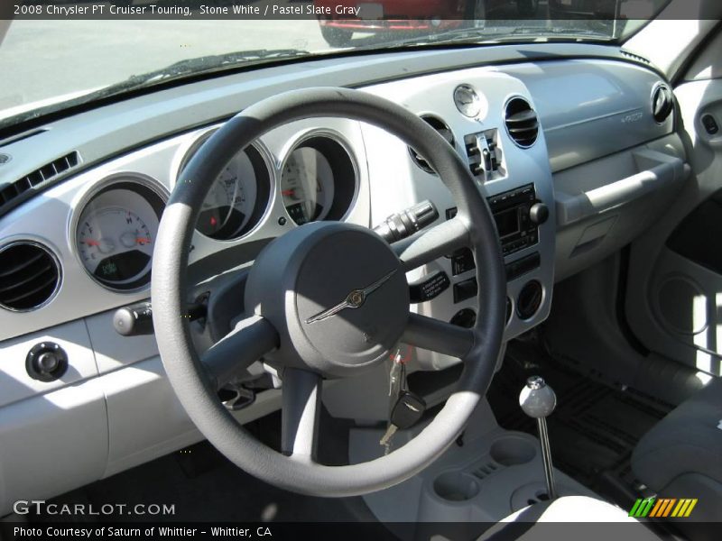 Stone White / Pastel Slate Gray 2008 Chrysler PT Cruiser Touring