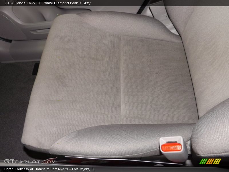 White Diamond Pearl / Gray 2014 Honda CR-V LX