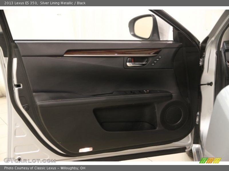 Silver Lining Metallic / Black 2013 Lexus ES 350