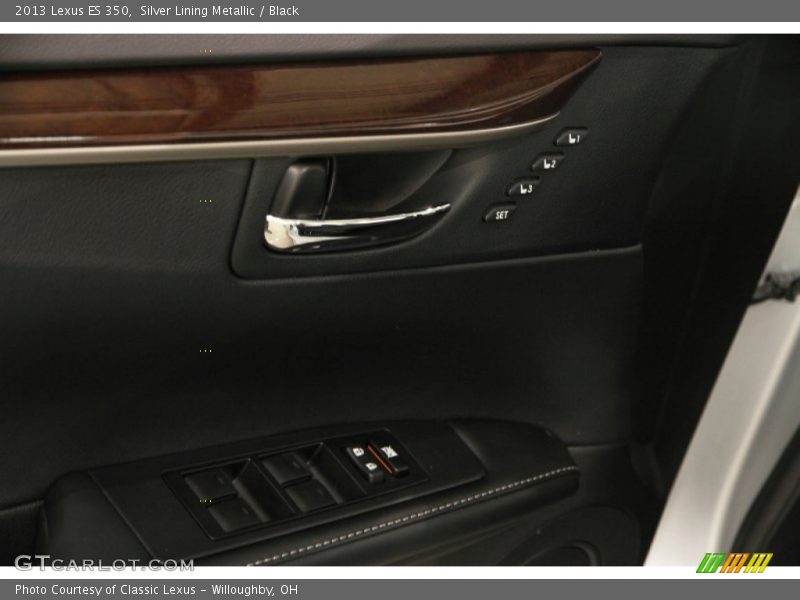 Silver Lining Metallic / Black 2013 Lexus ES 350