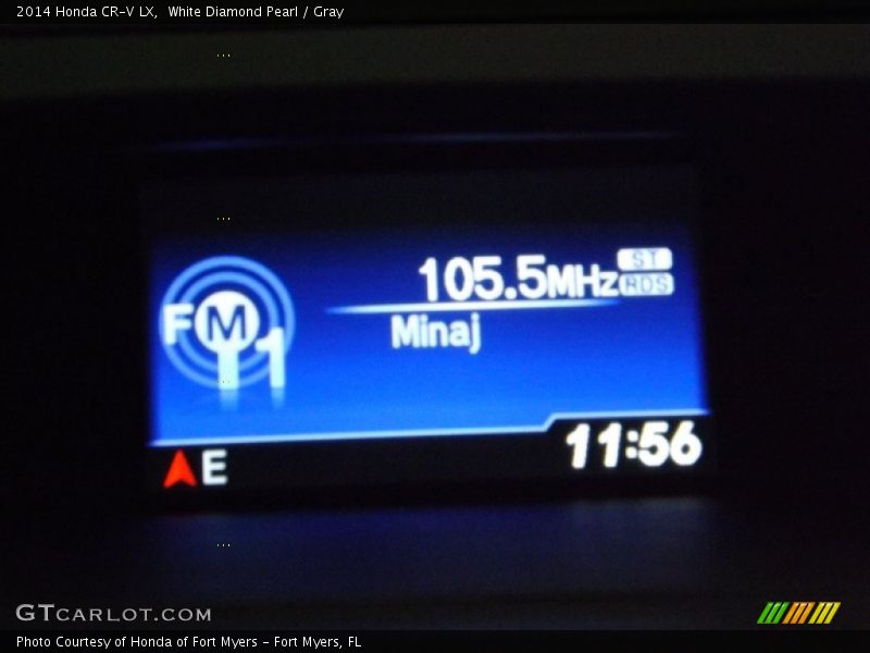 White Diamond Pearl / Gray 2014 Honda CR-V LX