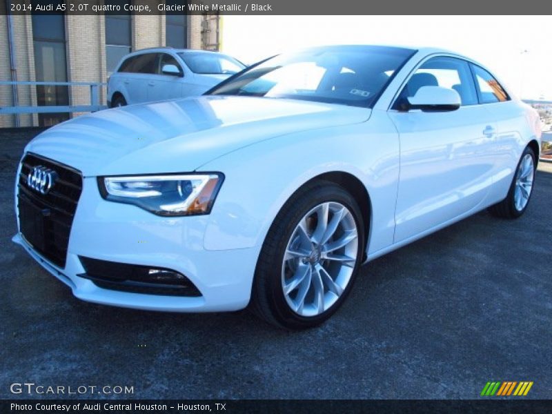 Glacier White Metallic / Black 2014 Audi A5 2.0T quattro Coupe